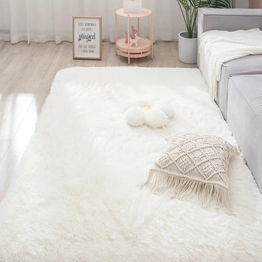 Nordic Modern Soft Fluffy Rectangular Rug