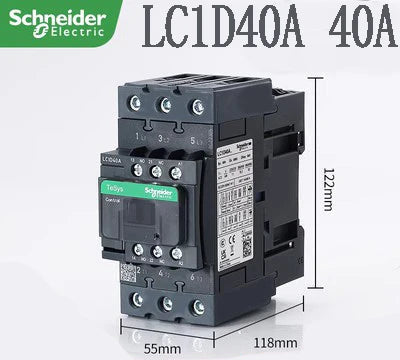 Three-Pole AC Contactors LC1D09-LC1D65A Schneider Range